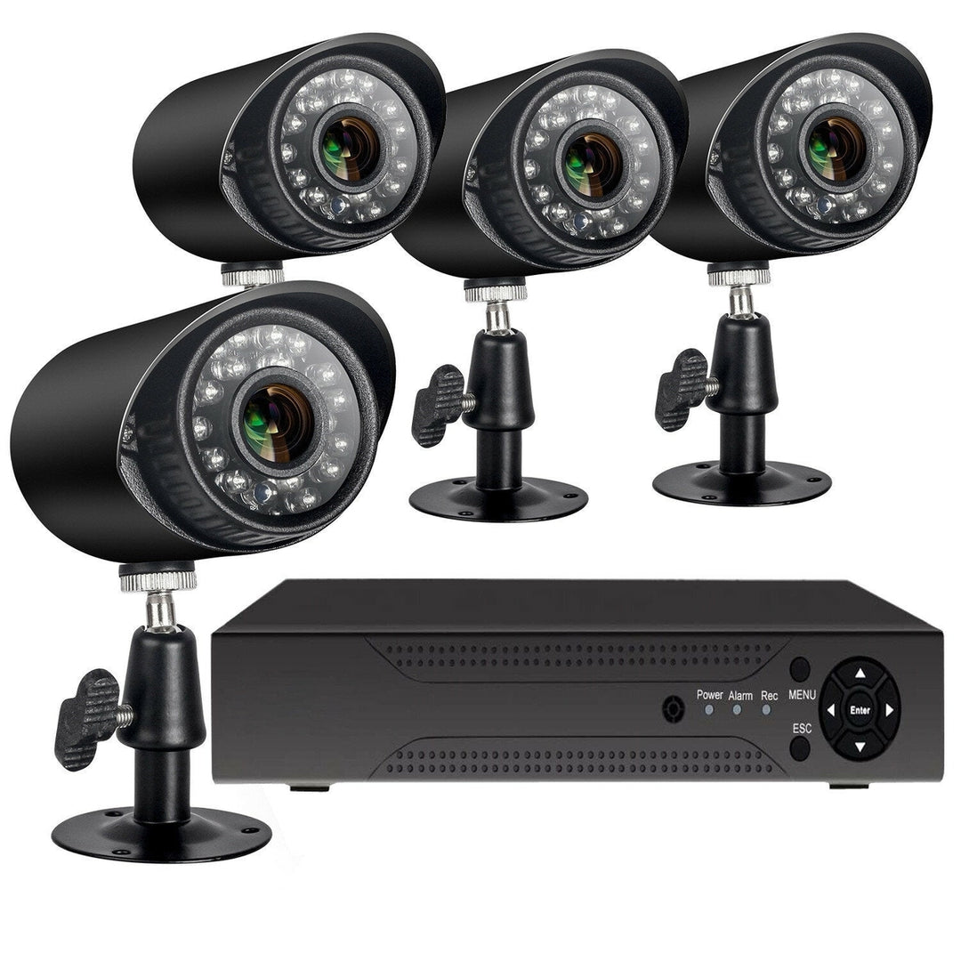 4CH AHD5 IN 1 Surveillance Camera System AHD Security Network WiFi HD Monitor Home Image 3