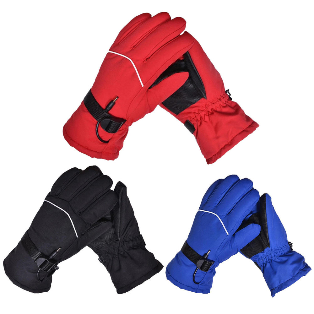 48V/60V Heating Glove Winter Heated Skiing Gloves Waterproof Mittens Thermal Snowboard Image 2