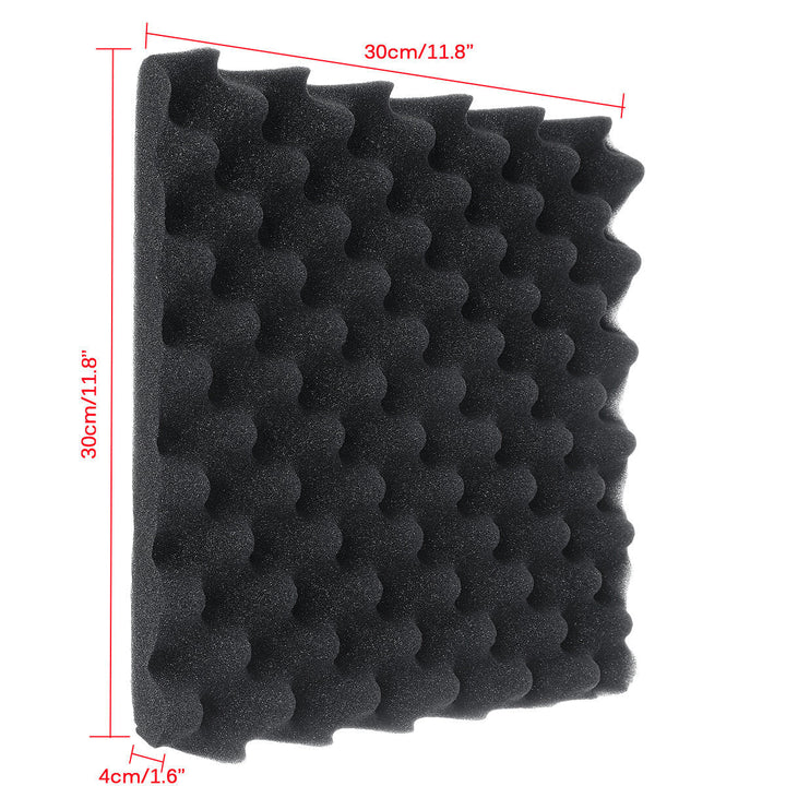 48PCS Sound-Absorbing Cotton Soundproof Foam Panels Noise Dampening Sponge Image 1