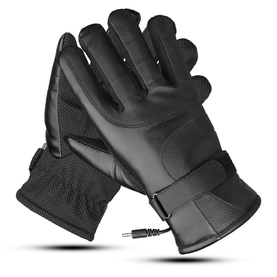 48V/60V/72V Electric Powered Touch Screen Winter Waterproof Warm Heated Motorcycle Gloves Image 1