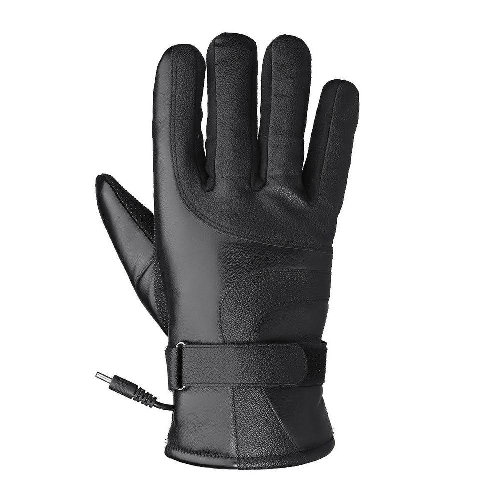 48V/60V/72V Electric Powered Touch Screen Winter Waterproof Warm Heated Motorcycle Gloves Image 2