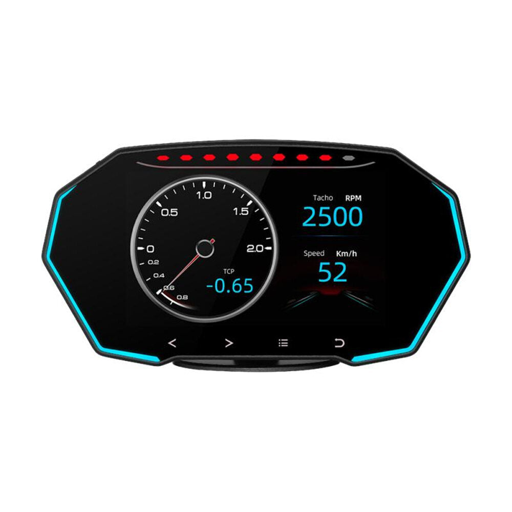 4Inch F11 HUD Head Up Display Car Speedometer OBD GPS System Gradiometer Auto Diagnostic Tool Image 4