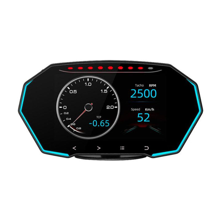 4Inch F11 HUD Head Up Display Car Speedometer OBD GPS System Gradiometer Auto Diagnostic Tool Image 4