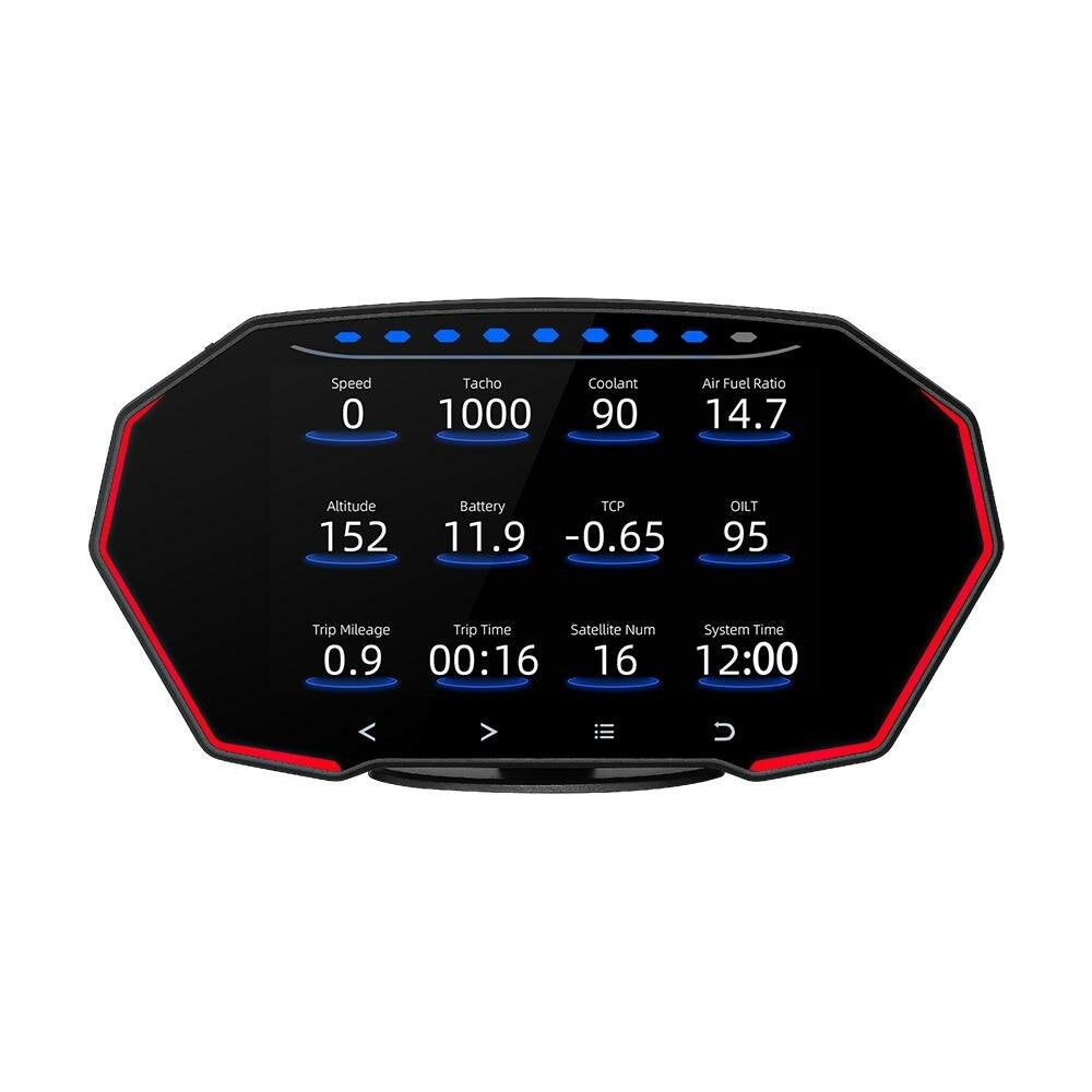 4Inch F11 HUD Head Up Display Car Speedometer OBD GPS System Gradiometer Auto Diagnostic Tool Image 6