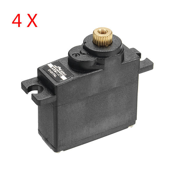 4PCS 17g Metal Gear Core Motor Micro Digital Servo for RC Models Image 7