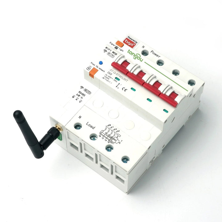 4P 63A Single Phase WIFI Smart Energy Meter Kwh Metering Monitoring Circuit Breaker Timer Relay with Leakage Protection Image 4