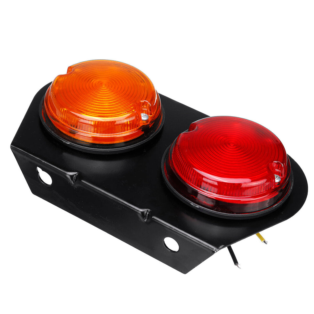 4V LED Indicator Stop Rear Tail Lights Iron Bracket For Boat,Cars,Trucks,Trailers Image 6