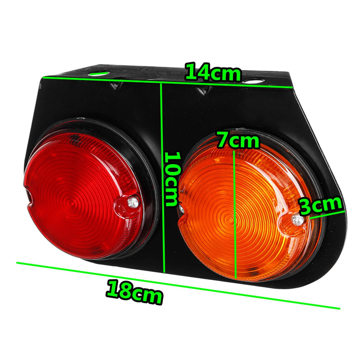 4V LED Indicator Stop Rear Tail Lights Iron Bracket For Boat/Cars/Trucks/Trailers Image 9
