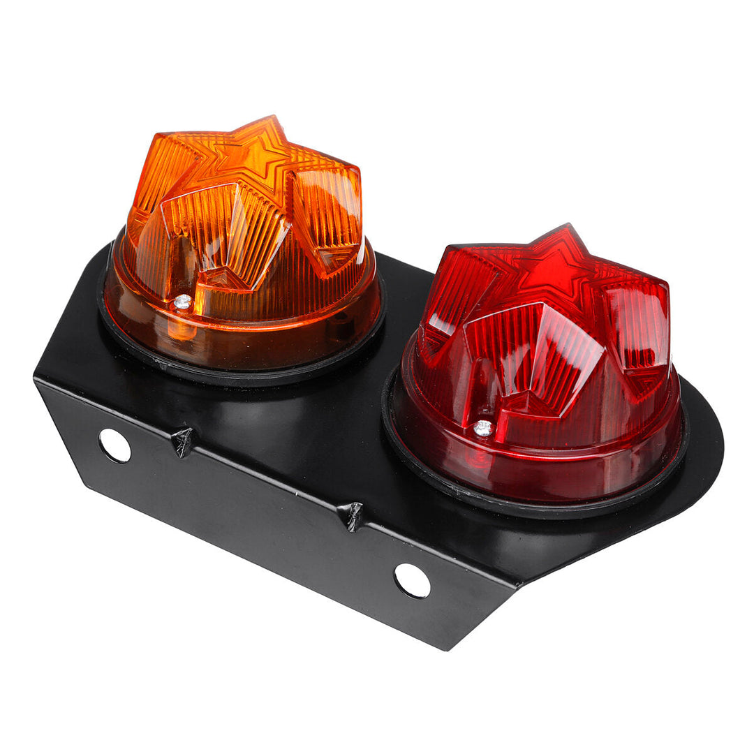 4V LED Indicator Stop Rear Tail Lights Iron Bracket For Boat/Cars/Trucks/Trailers Image 11