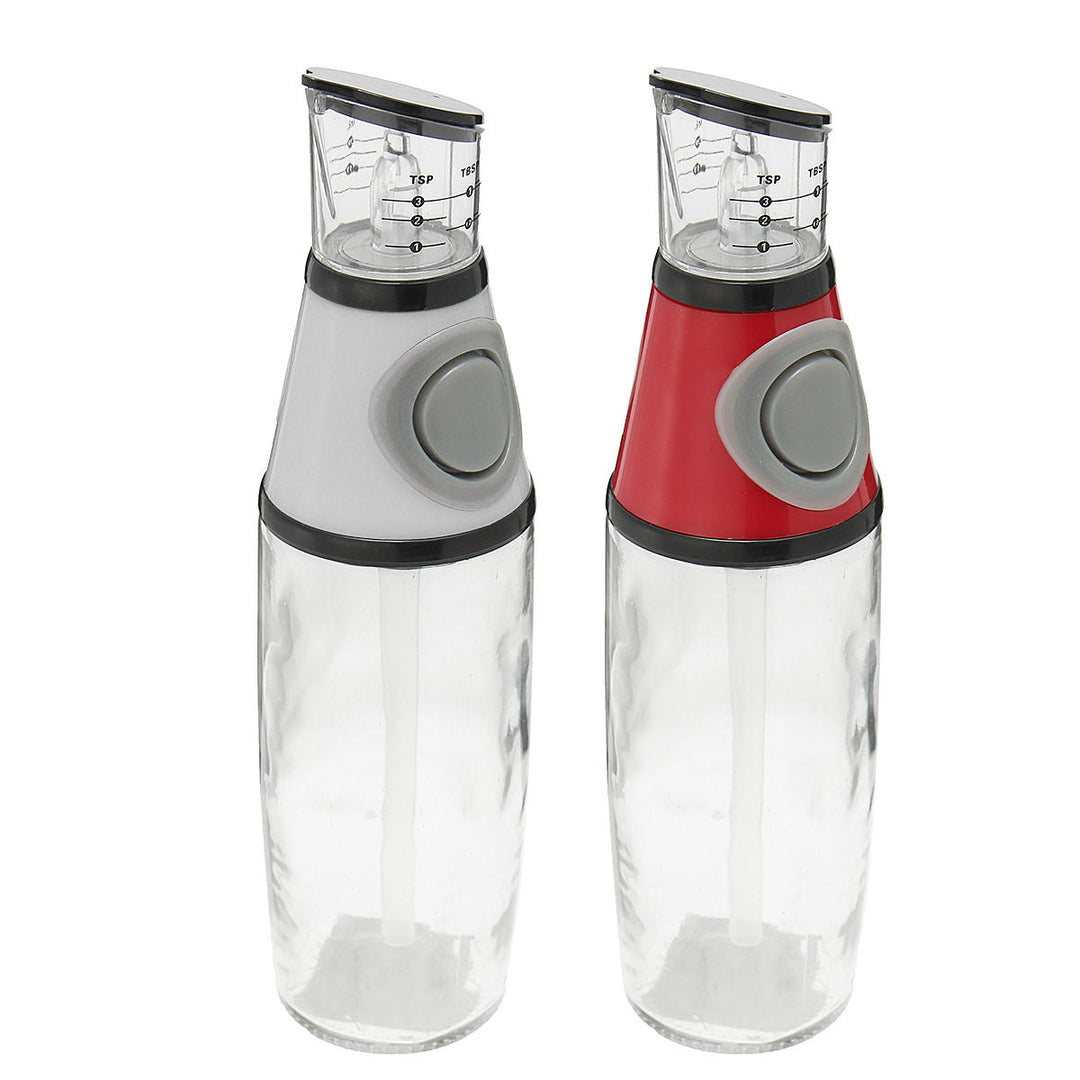 500ml Kitchen Glass Olive Oil Vinegar Dispenser Pourer Bottle With No-Drip Spout Image 1