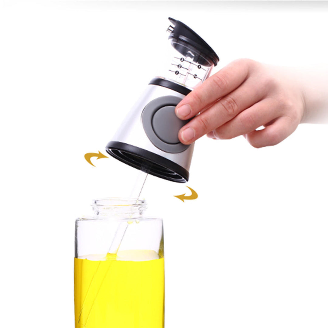 500ml Kitchen Glass Olive Oil Vinegar Dispenser Pourer Bottle With No-Drip Spout Image 4