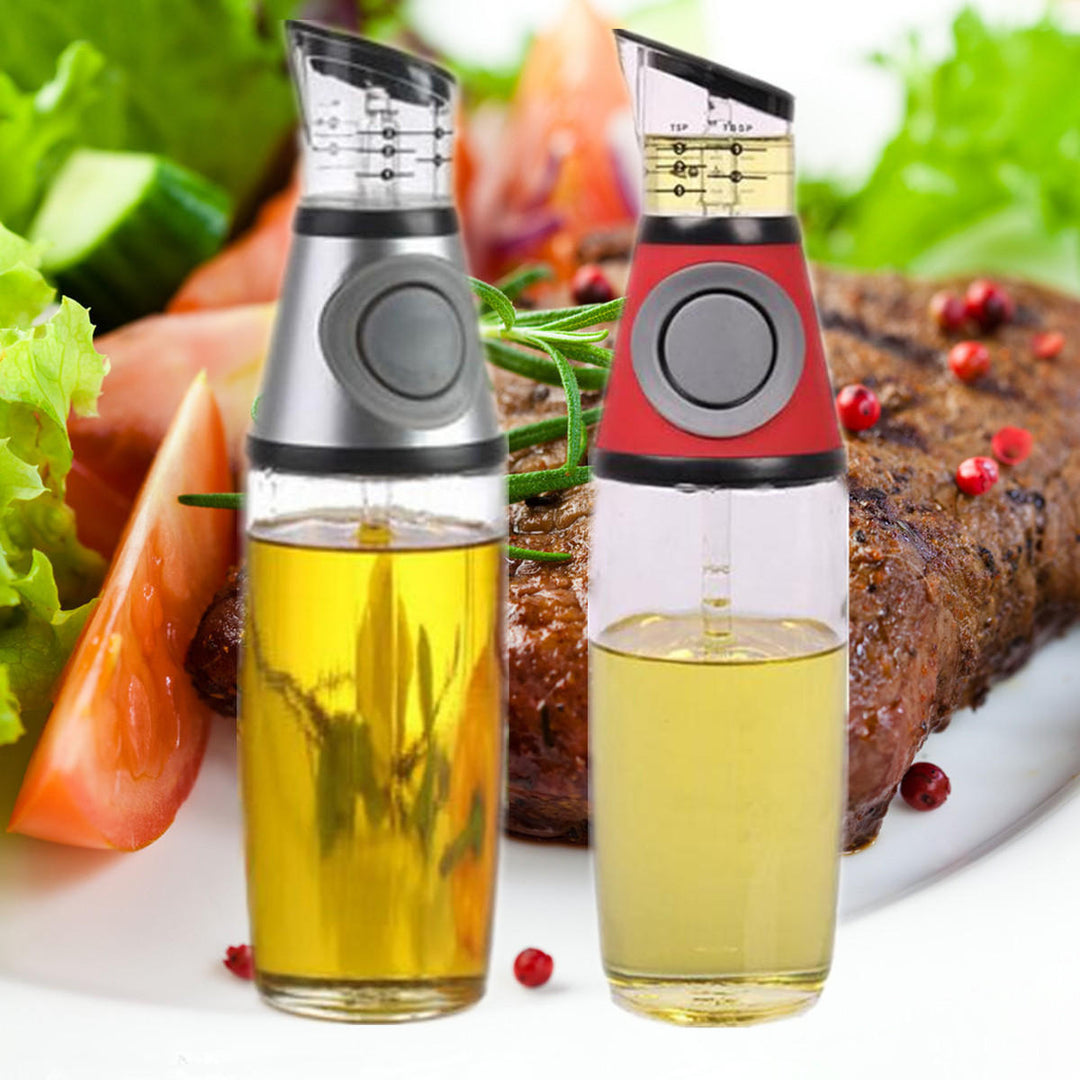 500ml Kitchen Glass Olive Oil Vinegar Dispenser Pourer Bottle With No-Drip Spout Image 7
