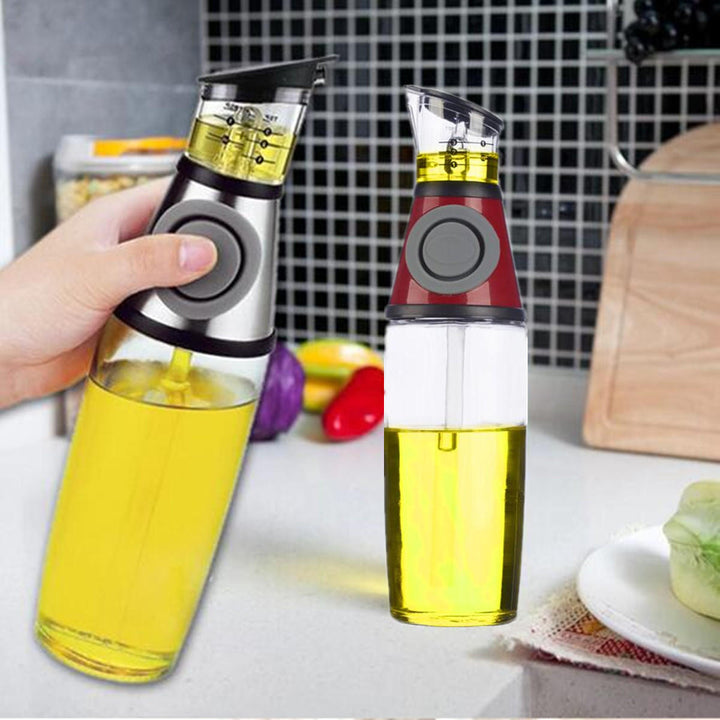 500ml Kitchen Glass Olive Oil Vinegar Dispenser Pourer Bottle With No-Drip Spout Image 9