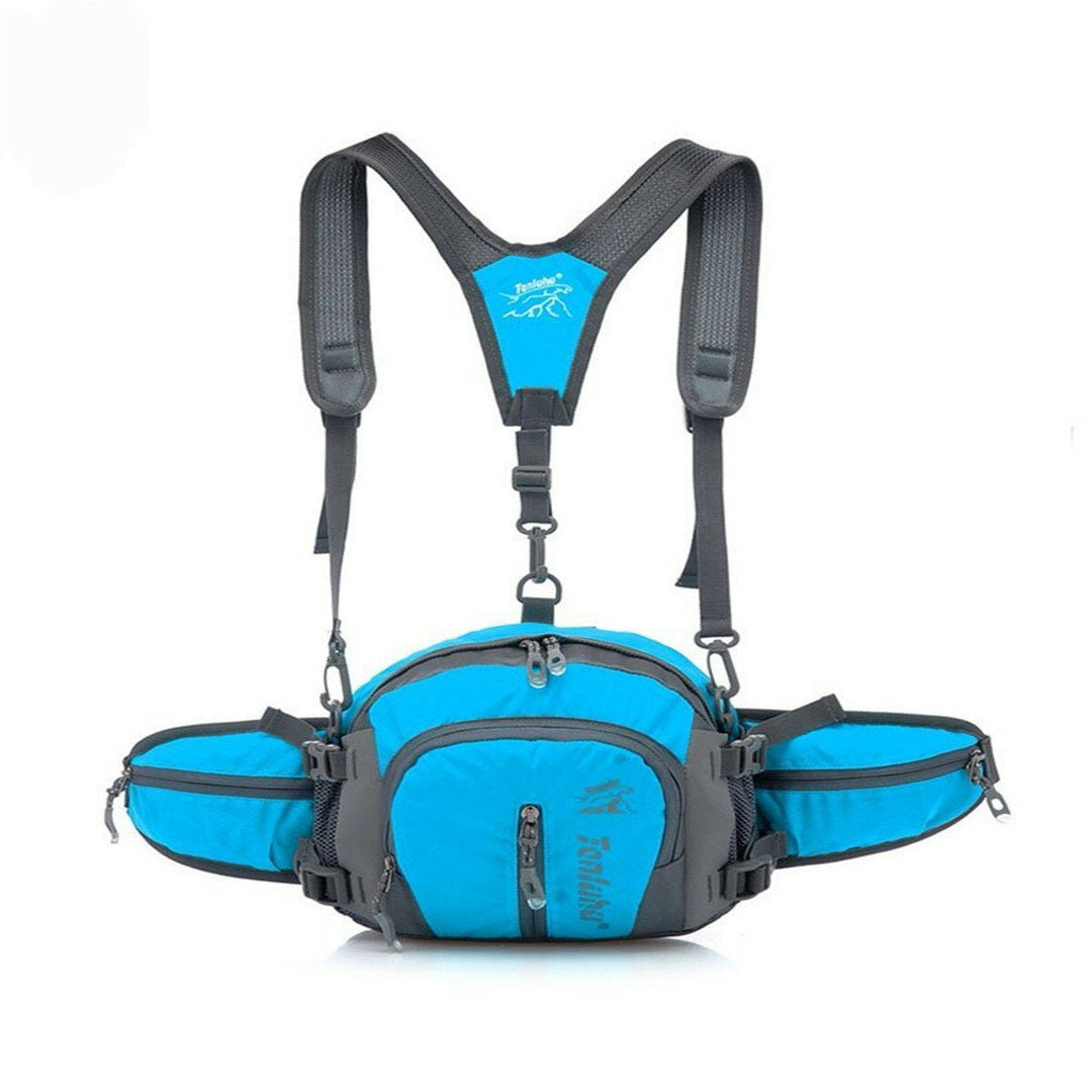 5-in-1 Cycling Waist Bag Multi-function Breathable Bike Backpack Camping Climbing Running Sport Image 1