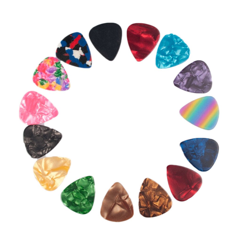 500PCS Without Standard Guitar Picks Celluloid Picks Image 1