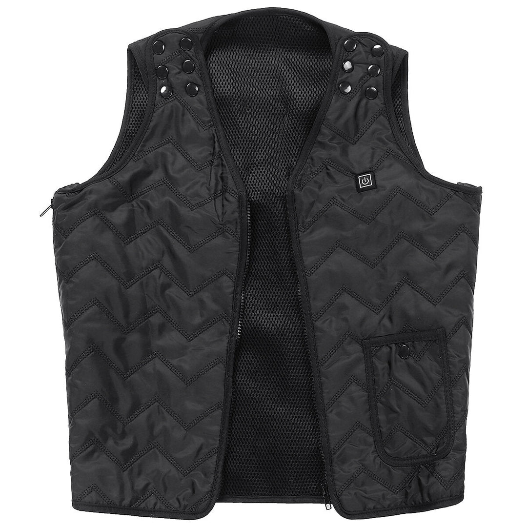 5-Heating Intelligent Smart Electric Heated Vest Winter For Men And Women Image 3