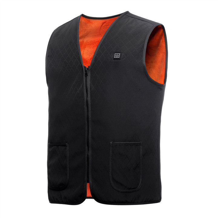 5-Heating Pad Heated Vest Jacket USB Warm Up Electric Winter Clothing Image 4
