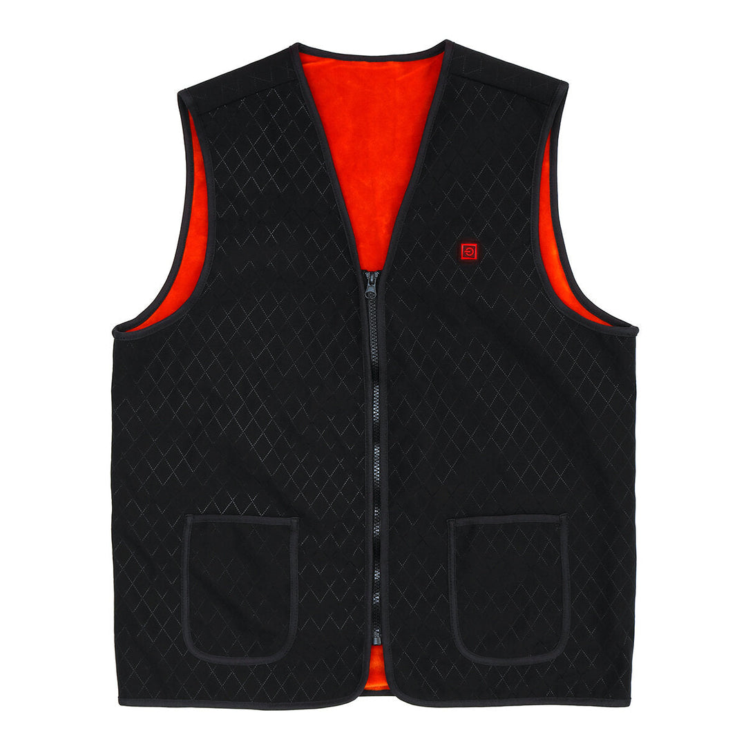 5-Heating Pad Heated Vest Jacket USB Warm Up Electric Winter Clothing Image 8