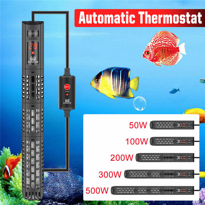 50,100,200,300,500W 18-34 Tank Fish Automatic Thermostat Digital Display Aquarium Accessories Image 2