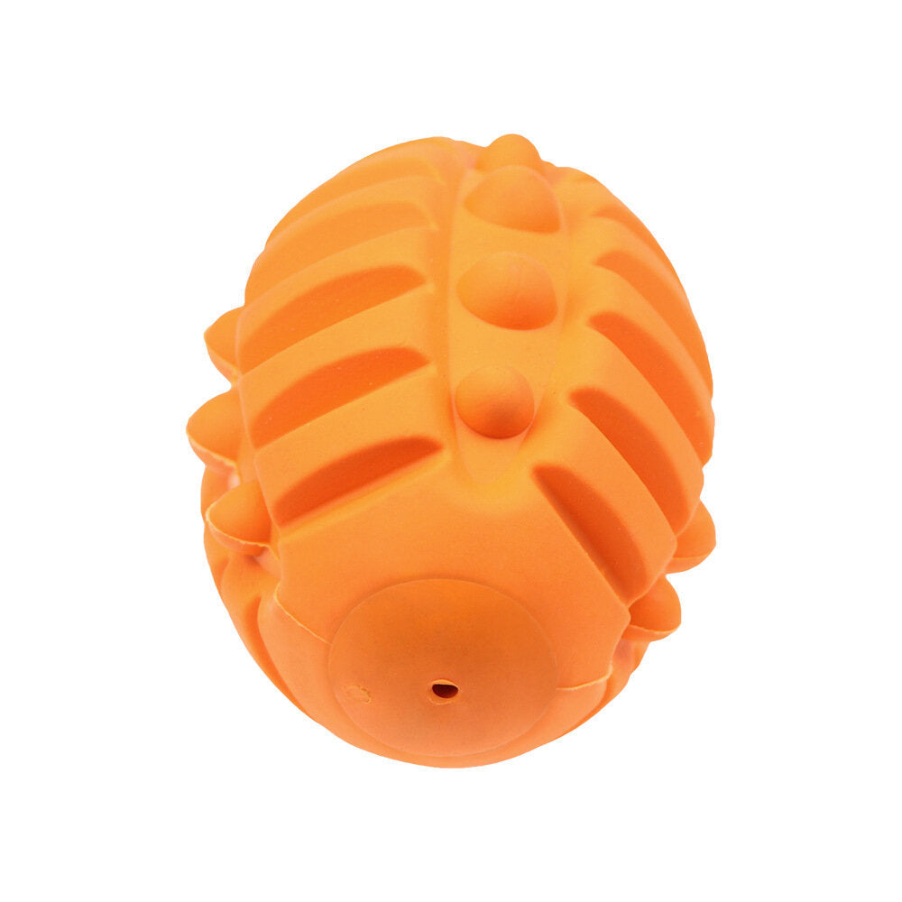 5"x 3" Large Interactive Dog Ball ToysReal Beef FlavorSqueaky Chew Toy for Medium Large Sized DogsDishwasher Safe Image 2