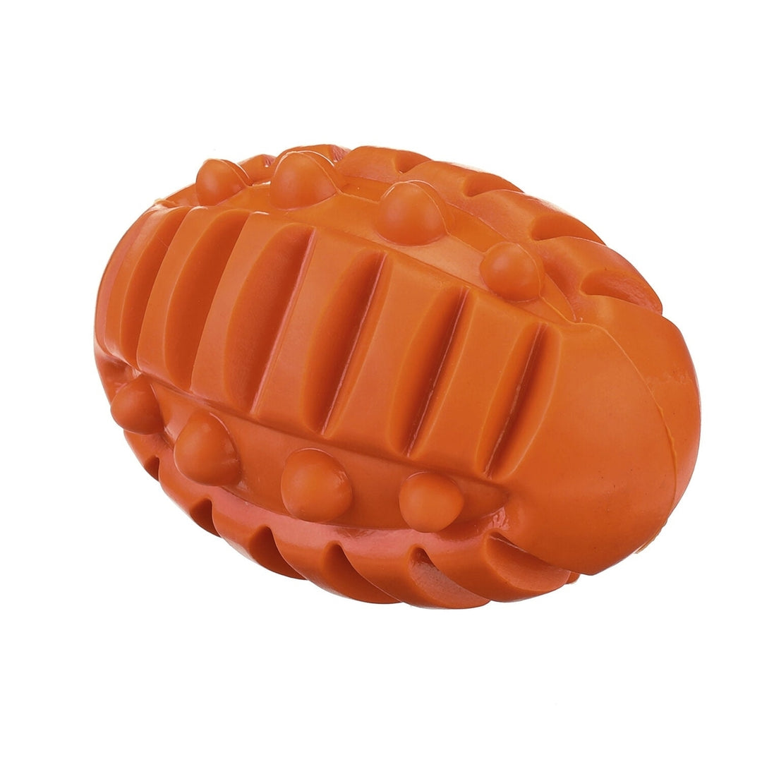 5"x 3" Large Interactive Dog Ball ToysReal Beef FlavorSqueaky Chew Toy for Medium Large Sized DogsDishwasher Safe Image 6