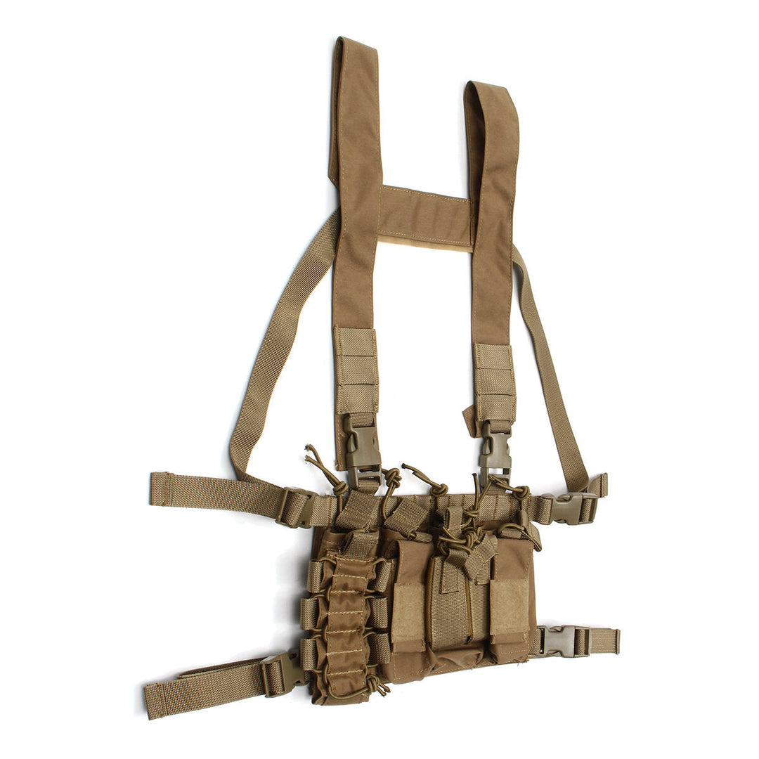 52x65cm Nylon Universal Chest Rig Hunting Vest with 223,308 Pouches 2 Colors Image 2