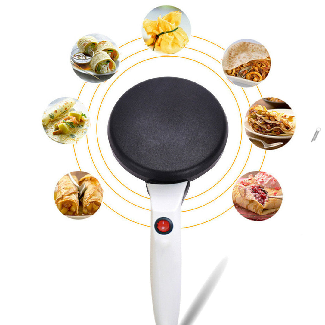600W Electric Pancake Crepe Waffle Maker Machine Baking Tray Egg Beater Home Kitchen Tool Image 6