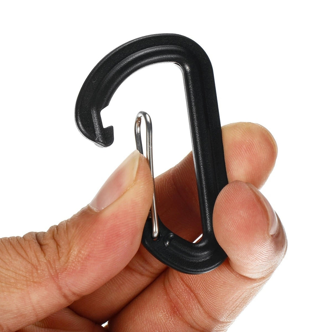 5Pcs Tent Awning Wind Rope Clamp Tightener Portable Outdoor Camping Plastic Clip Tool Image 6