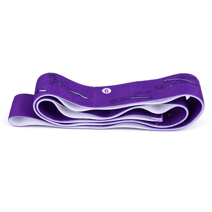 5pcs Yoga Exercise Set 16.5 Inch Pilates Ring Circle Ball Resistance Loop Band Stretch Strap Anti-skid Socks Image 9