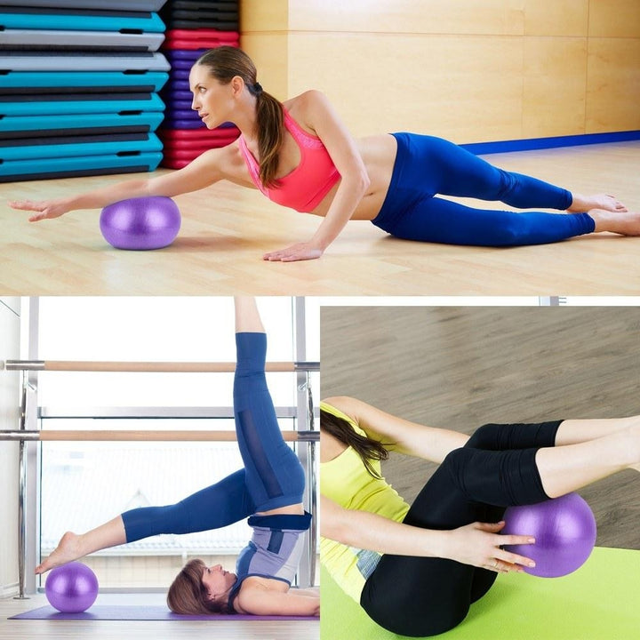 5pcs Yoga Exercise Set 16.5 Inch Pilates Ring Circle Ball Resistance Loop Band Stretch Strap Anti-skid Socks Image 10