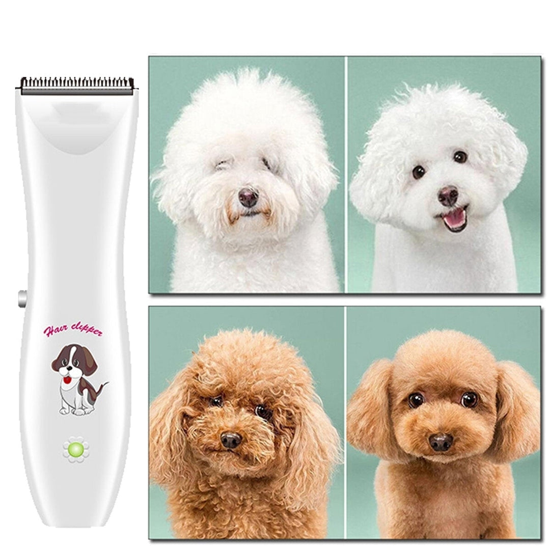 5V USB Electrical Pet Hair Trimmer Rechargeable Low-noise Hair Clipper Pets Hair Cutter Image 3