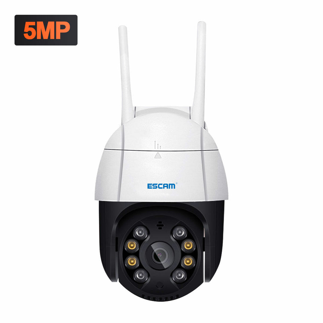 5MP Pan,Tilt AI Humanoid Detection Auto Tracking Cloud Storage Waterproof WiFi IP Camera with Two Way Audio Night Vision Image 1