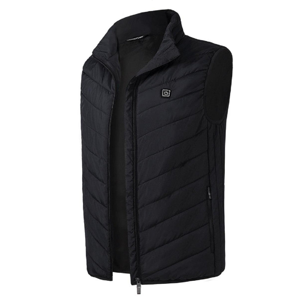 5V USB Electric Vest Heated Jacket Thermal Warm Neck + Back Pad Winter Body Warmer Cloth Image 2