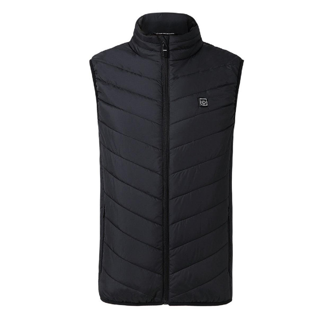 5V USB Electric Vest Heated Jacket Thermal Warm Neck + Back Pad Winter Body Warmer Cloth Image 3