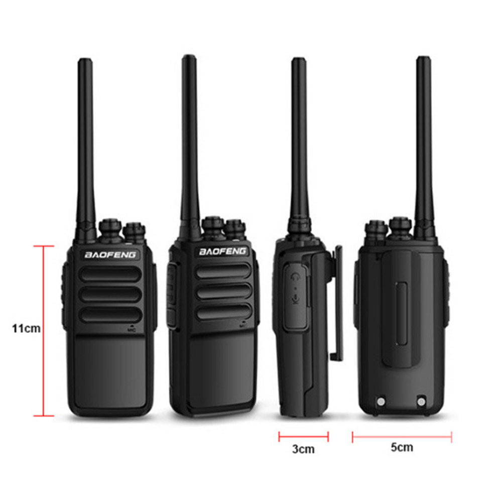 5W 2800mAh Walkie Talkie 400-470MHz 1-3km 16 Channels Dual Band Two-way Handheld Radio USB Charging for Outdoor Hiking Image 2
