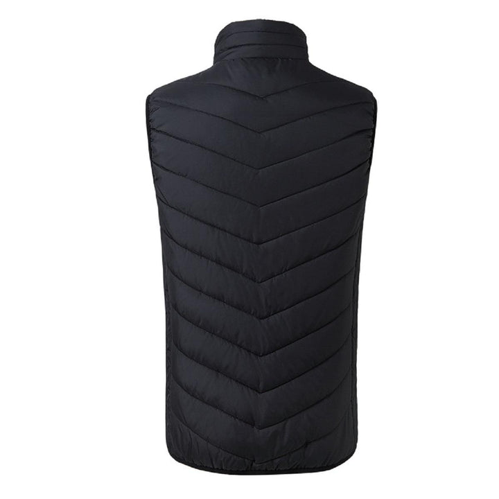 5V USB Electric Vest Heated Jacket Thermal Warm Neck + Back Pad Winter Body Warmer Cloth Image 4