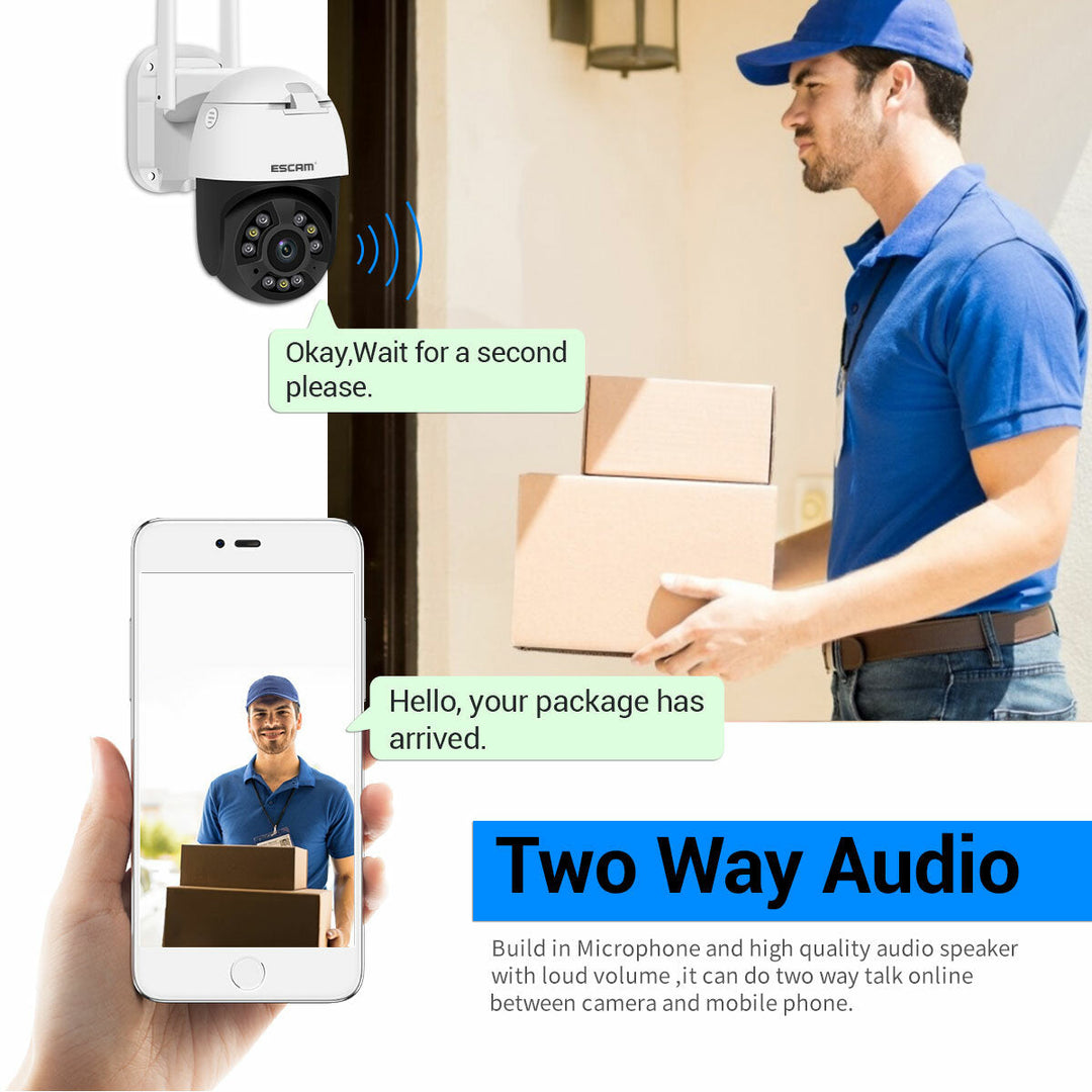 5MP 5x Optical Zoom WIFI IP Camera PTZ Wireless WIFI Smart Dual-light Humanoid Detection Two-way Voice ONIVF Night Image 4