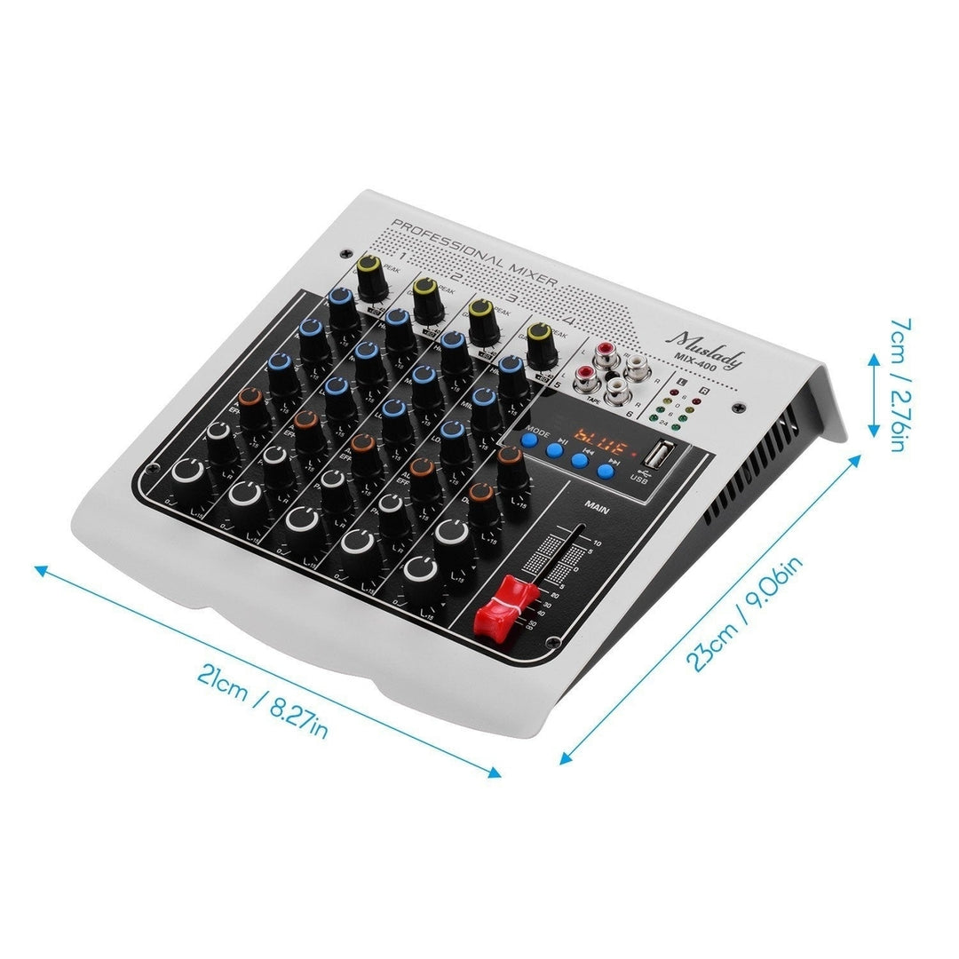 6-Channel Audio Mixer Mixing Console Image 7