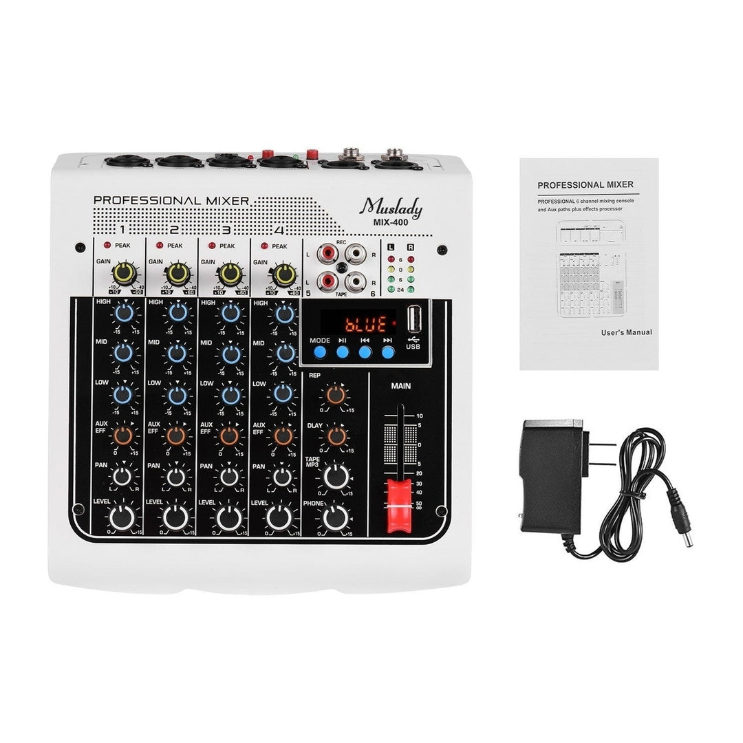 6-Channel Audio Mixer Mixing Console Image 9