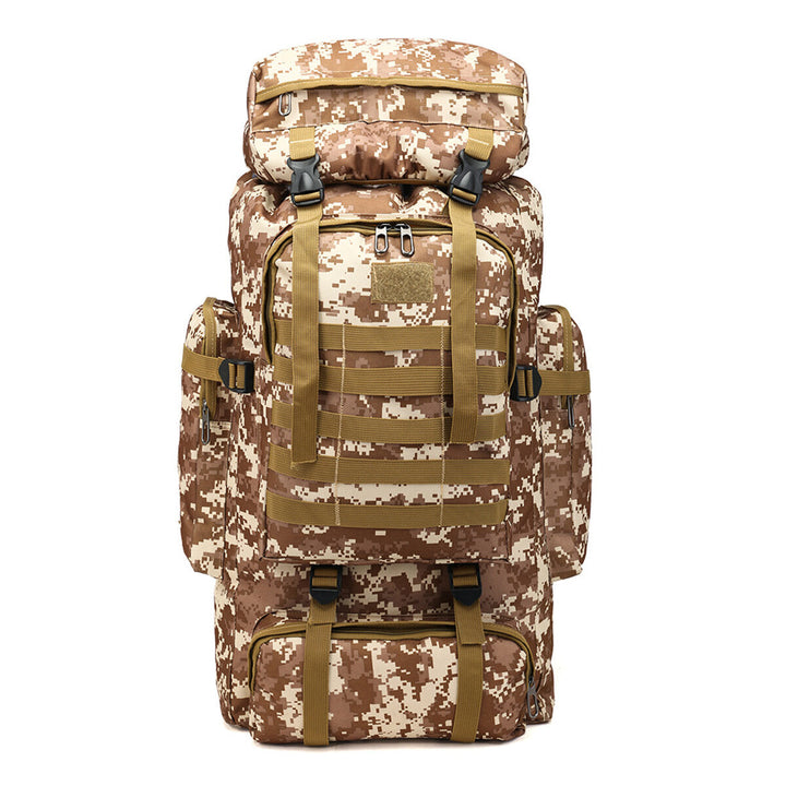 80L Tactical Bag Outdoor Traveling Camping Hiking Military Rucksacks Backpack Camouflage Bag Image 6