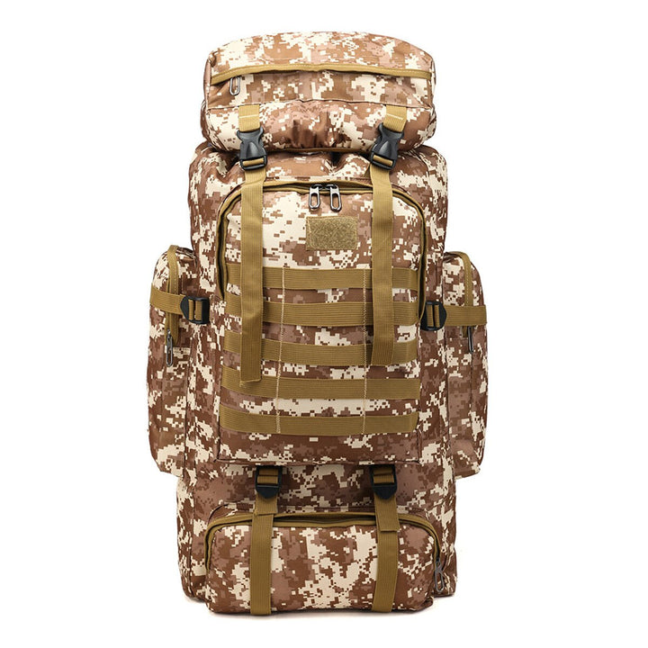 80L Tactical Bag Outdoor Traveling Camping Hiking Military Rucksacks Backpack Camouflage Bag Image 1