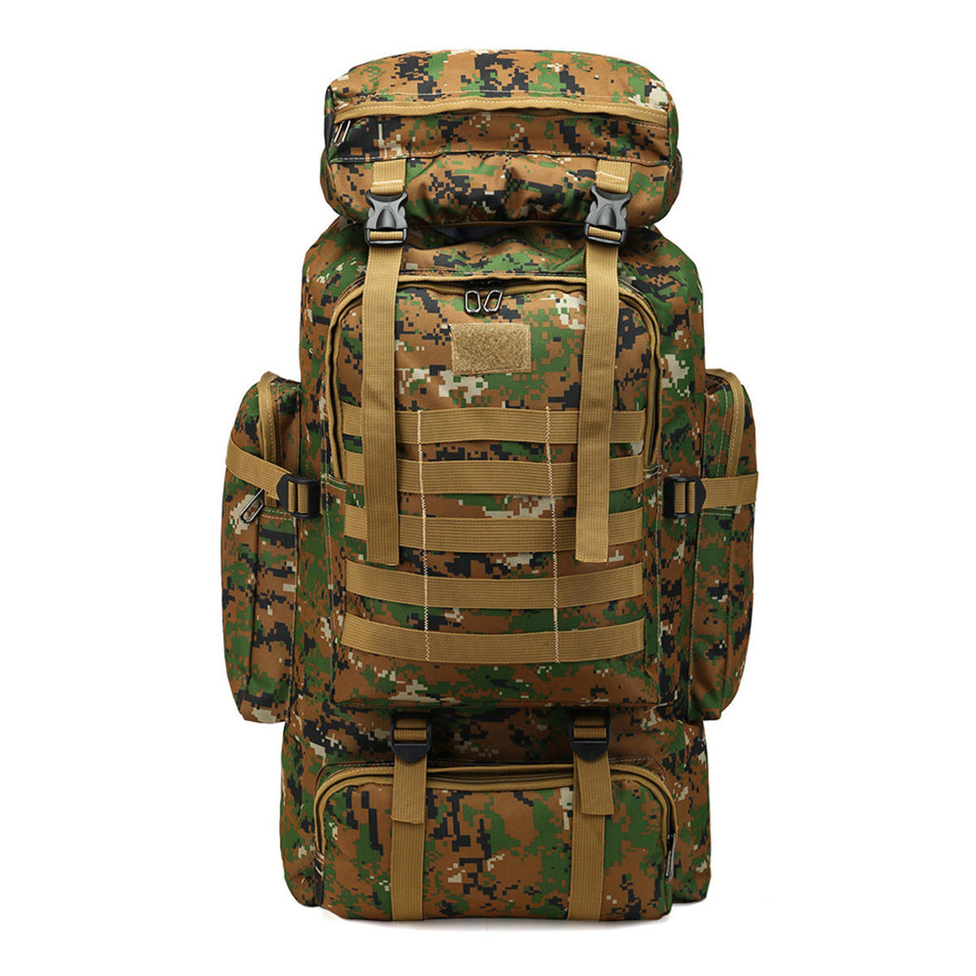 80L Tactical Bag Outdoor Traveling Camping Hiking Military Rucksacks Backpack Camouflage Bag Image 8