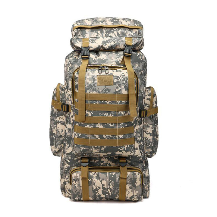 80L Tactical Bag Outdoor Traveling Camping Hiking Military Rucksacks Backpack Camouflage Bag Image 10