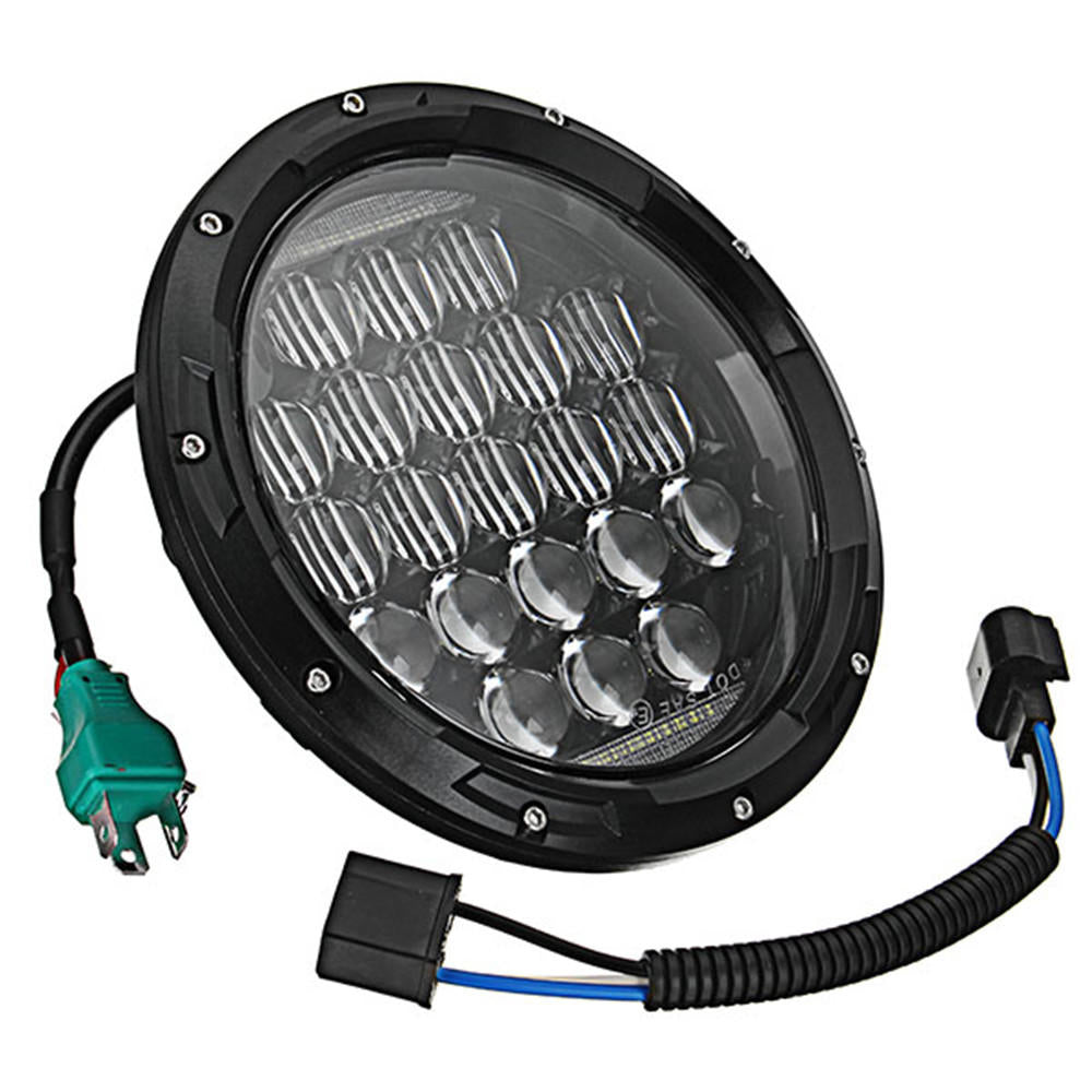 7 Inch 75W 6500K Motorcycle Stainless LED Headlights 5D Lens High/Low Beam Waterproof IP67 Image 4