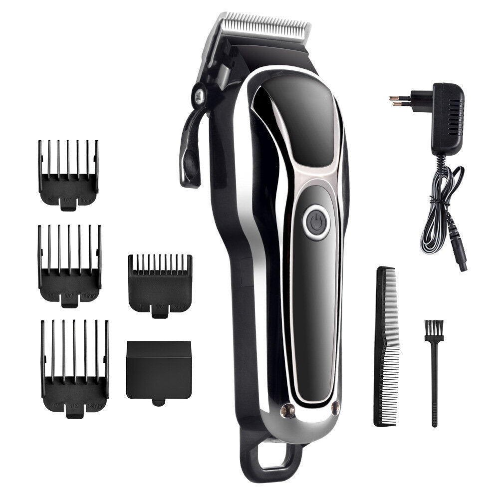 6W Electric Hair Trimmer Clipper Rechargeable Barber Shaver Cutting Set Haircut Machine Image 1
