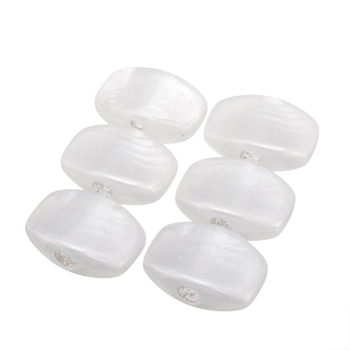 6PCS Texture Guitar Tuning Pegs Tuners Machine Heads Replacement Button Knob White Image 3