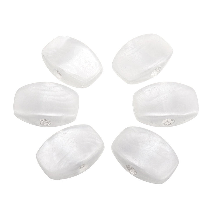 6PCS Texture Guitar Tuning Pegs Tuners Machine Heads Replacement Button Knob White Image 4
