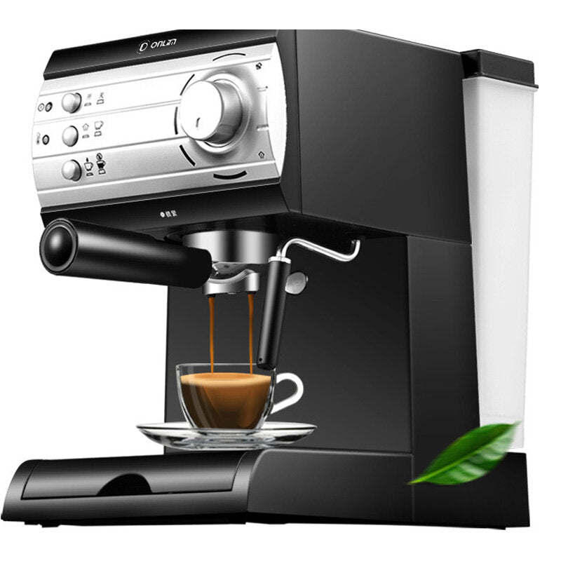 850W Full Semi-automatic Coffee Machine Steam Milk Foam Instant Home Commercial Image 3