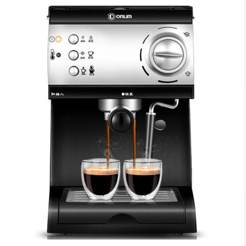 850W Full Semi-automatic Coffee Machine Steam Milk Foam Instant Home Commercial Image 4