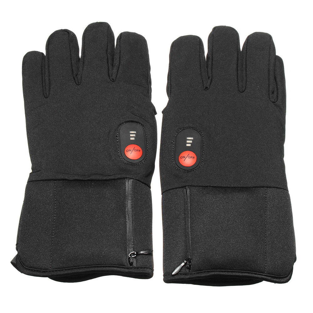 7.4V 2200mah Electric Heated Gloves Motorcycle Winter Warmer Outdoor Skiing 3-Speed Temperature Adjustment Image 2
